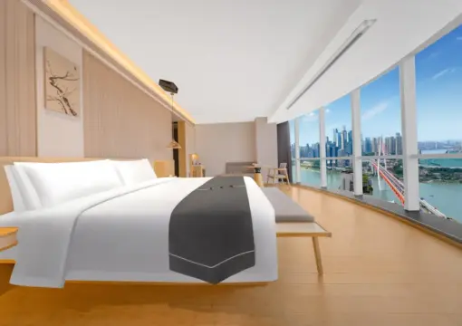 安香居河景特大床房（一线河景+投影仪+恒温雨淋花洒）