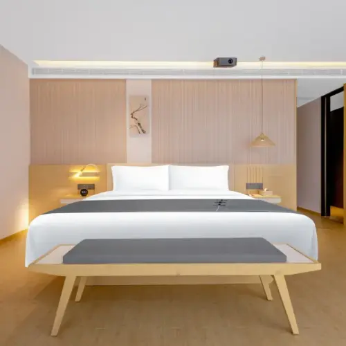 安香居河景特大床房（一线河景+投影仪+恒温雨淋花洒）