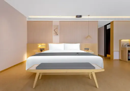 安香居河景特大床房（一线河景+投影仪+恒温雨淋花洒）