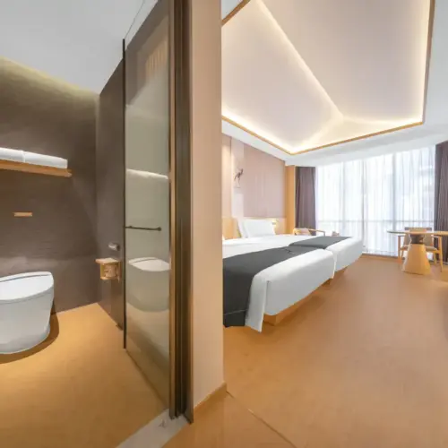 优黄居双人房（恒温淋浴+冰箱+莱芬吹风机）