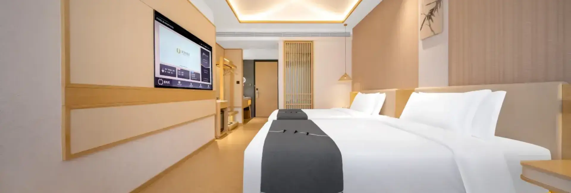 优黄居双人房（恒温淋浴+冰箱+莱芬吹风机）