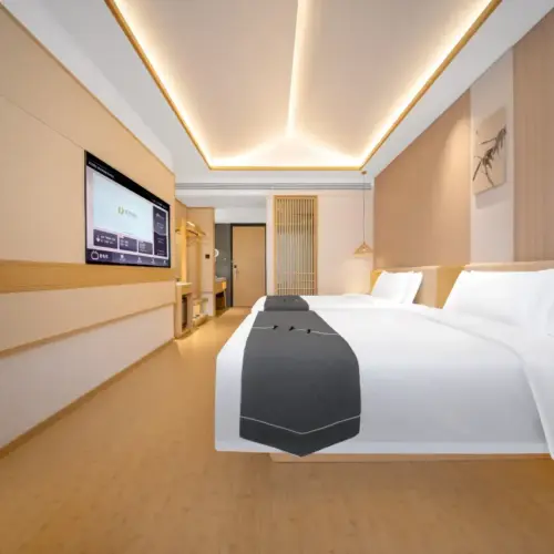 优黄居双人房（恒温淋浴+冰箱+莱芬吹风机）